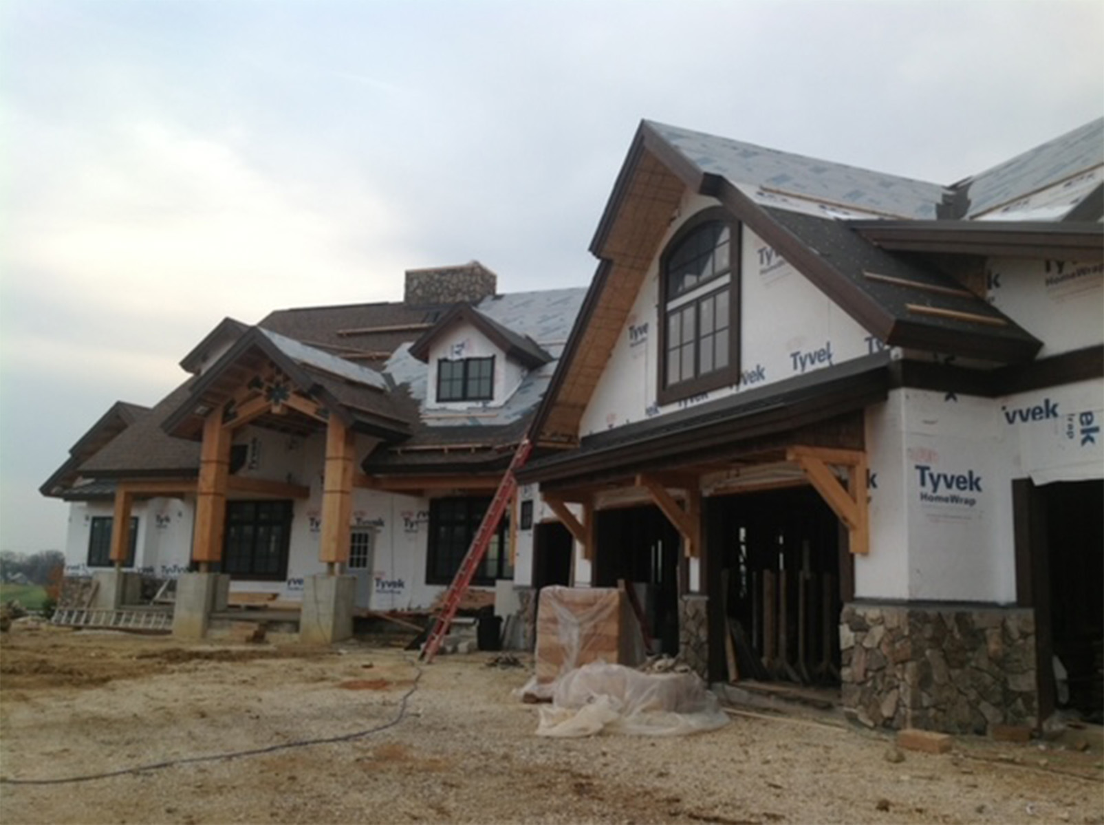 Interior Perfection Lakehouse Retreat new construction building process