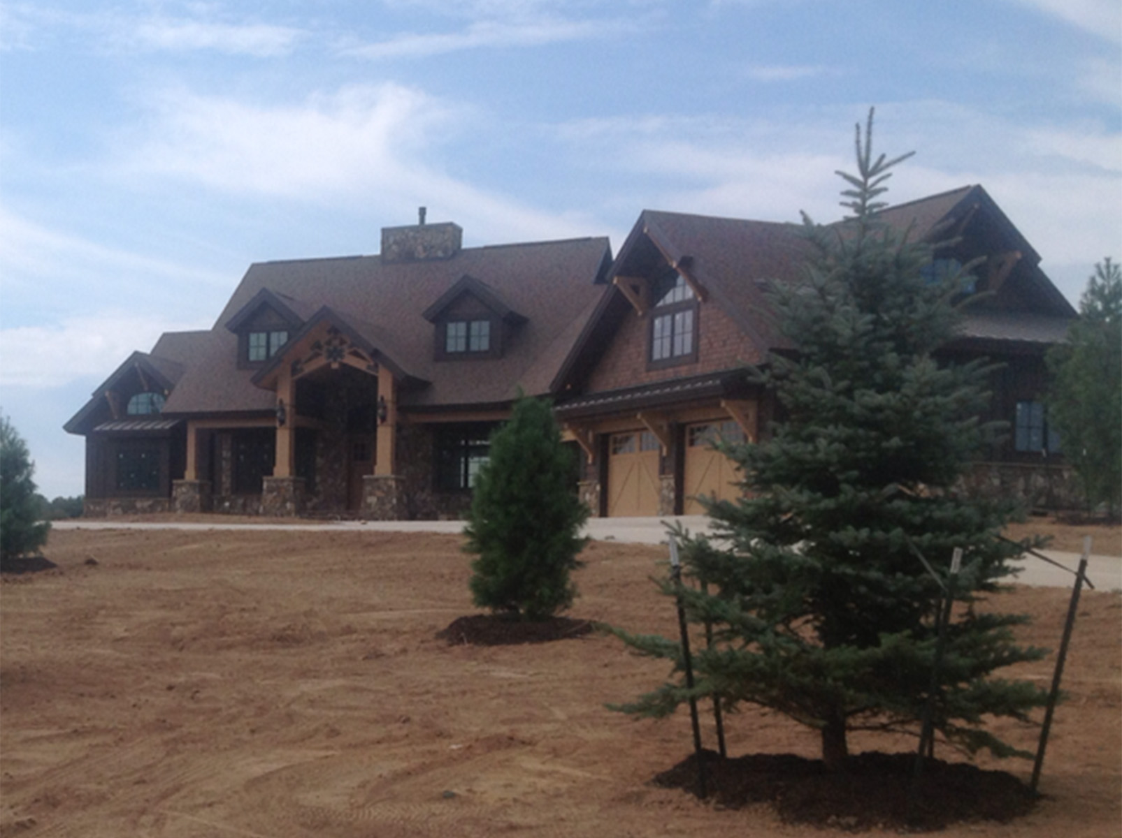 Interior Perfection Lakehouse Retreat new construction building process