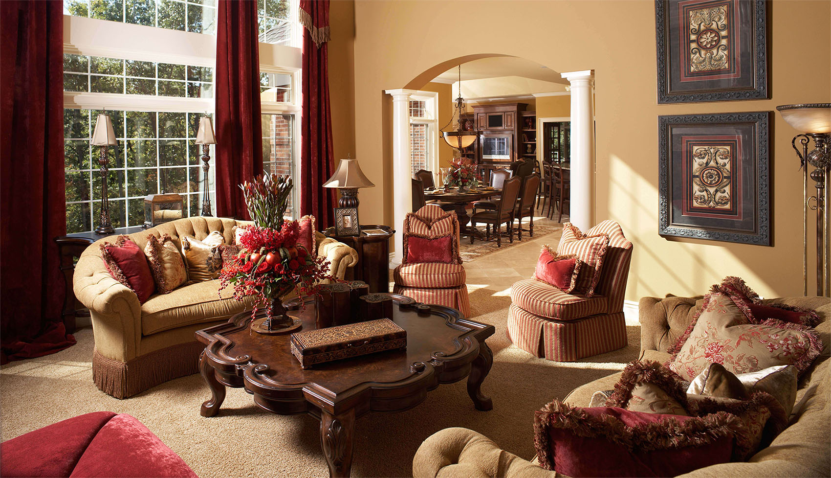 Interior Perfection Traditional Elegance Sitting Area