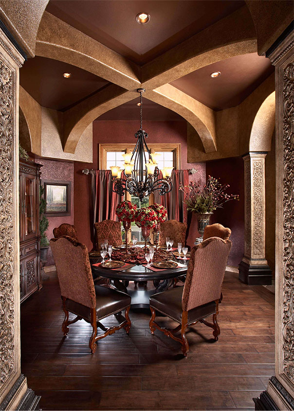 Interior Perfection Tuscan Villa Dining Room